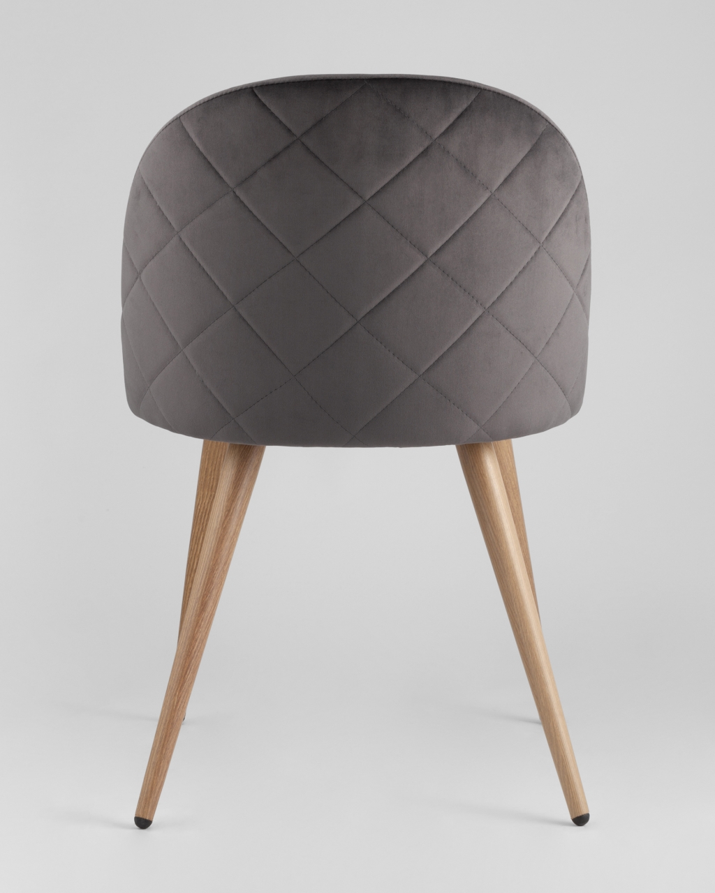 Стул Лион ромбами Серый