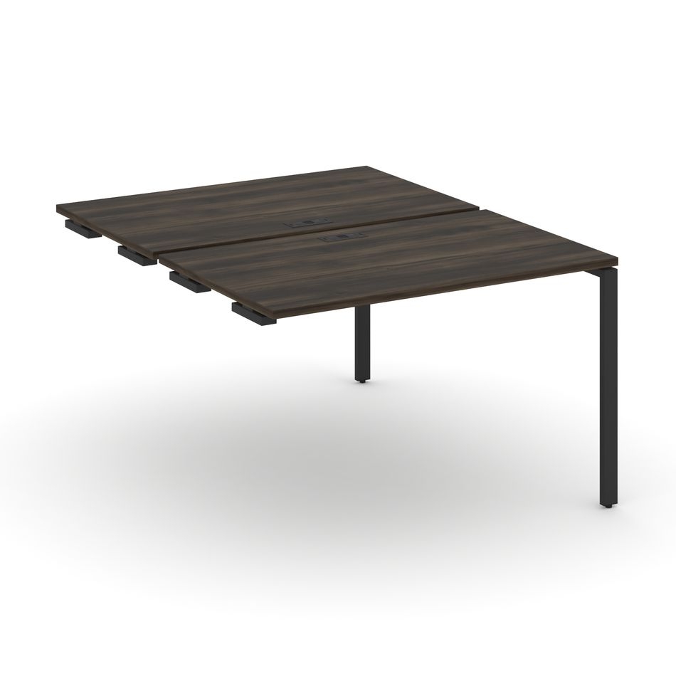 Двойной стол-приставка к опорным тумбам/шкафам CONCEPT CN.DSPR-002 Дуб Мали Антрацит