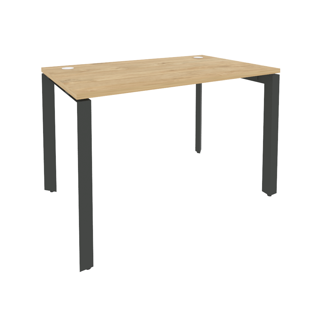 Стол рабочий на П-образном м/к ONIX O.MP-SP-2.7 Тиквуд Светлый/Антрацит