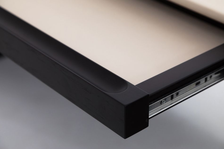 Стол письменный закругленный LAGO 105 104 WE/IVORY22042 Дуб Ферро Бежевый