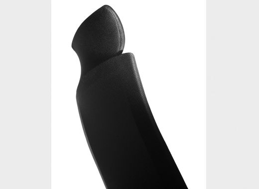 Эргономичное кресло для руководителя On 175/71 leather 74/99 black Черное
