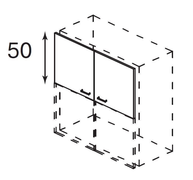 Factory Light DADO Комплект дер.дверей 2 шт. Темный дуб