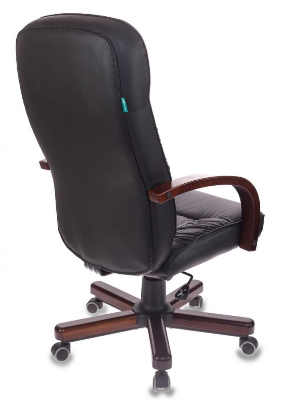 Кресло руководителя Бюрократ T-9908/WALNUT Черный