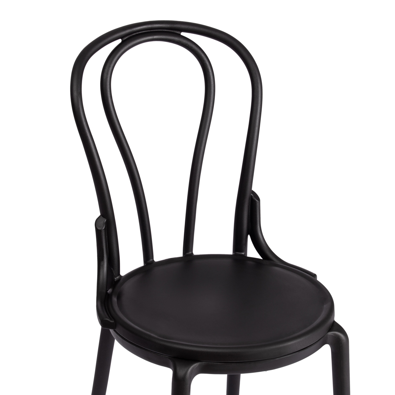 Стул THONET (mod. PL62) / 1 шт. в упаковке пластик, 42 x 52 x 89 см, Black (черный) 05