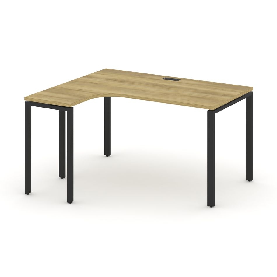 Стол эргономичный левый CONCEPT CN.SA-001(L) Дуб Винченцо Черный