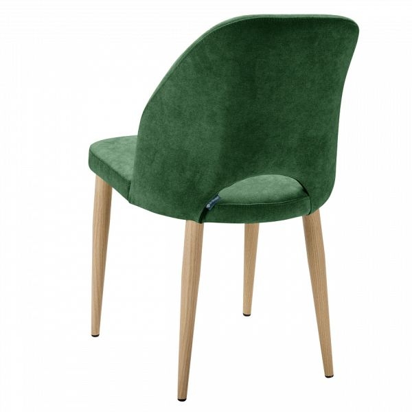Стул Ledger green grass/нат.дуб