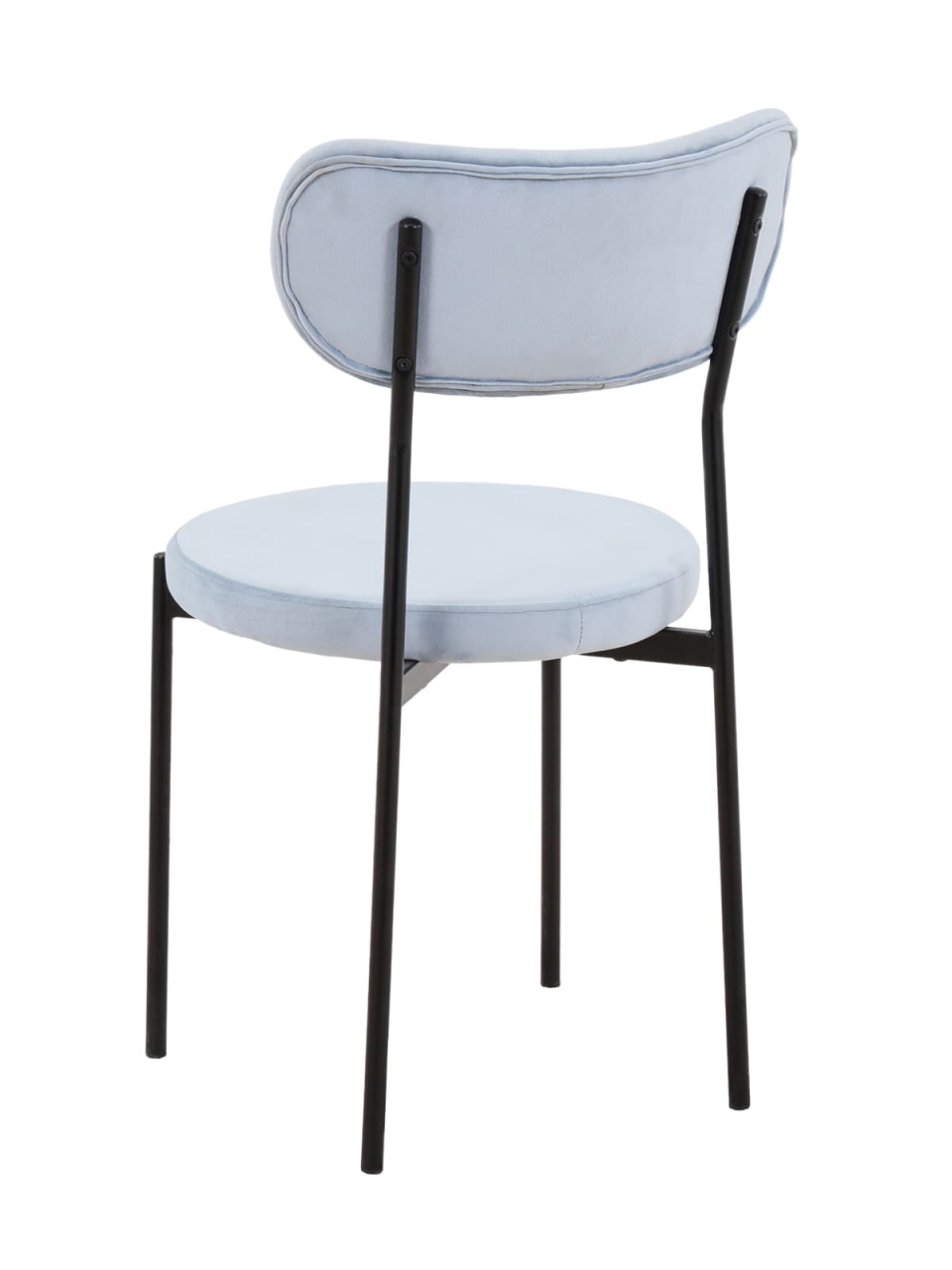 Стул Барбара NEW велюр Серо-голубой