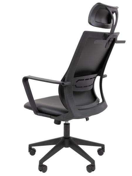 Кресло руководителя Chairman 545 экокожа Черный