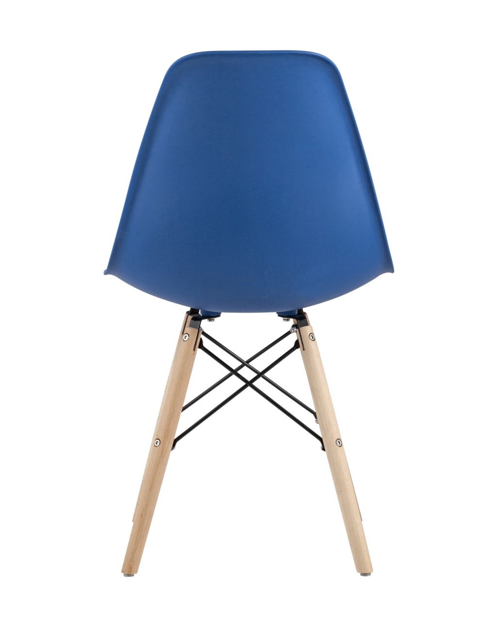 Стул Eames Style DSW синий (разборный каркас)
