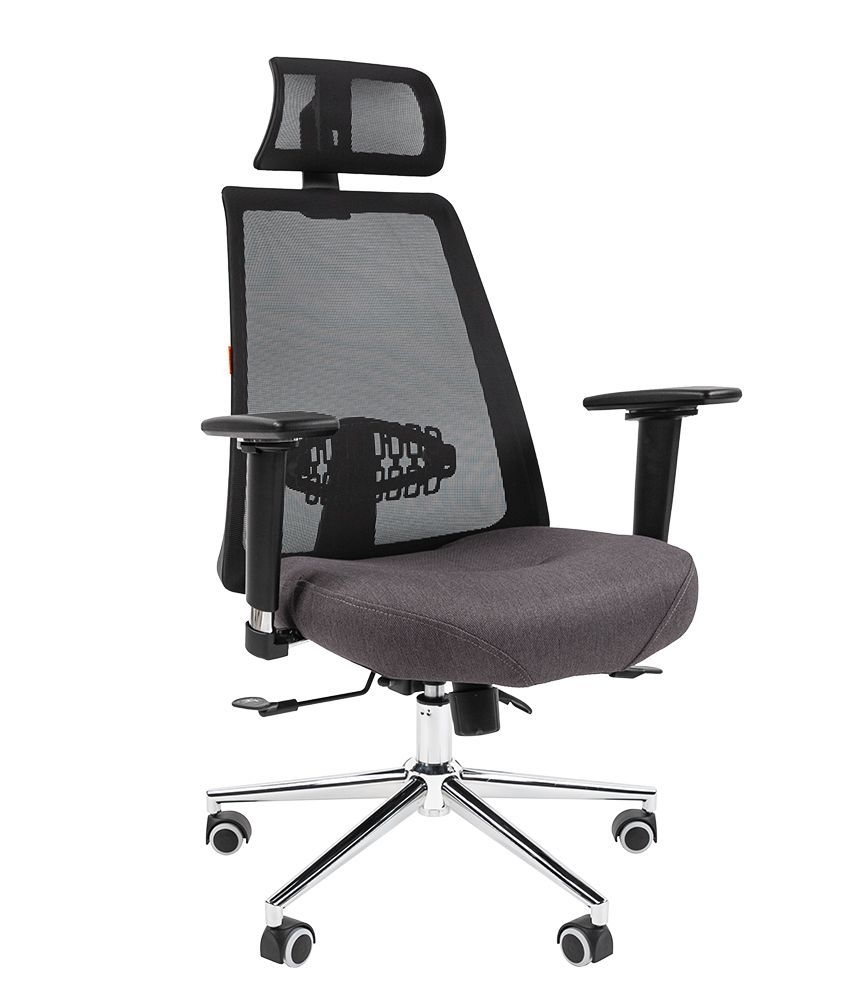 Кресло руководителя CHAIRMAN 535 ЛЮКС (LUX) Серый