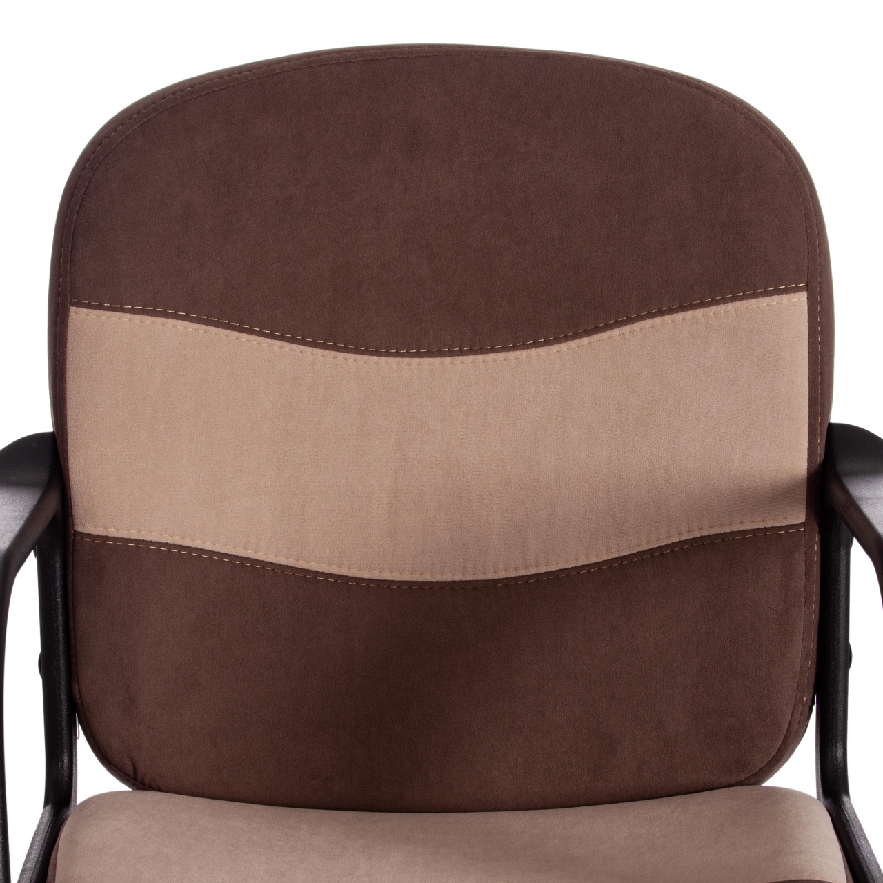 Кресло BAGGI PA флок , коричневый/бежевый, 6/7