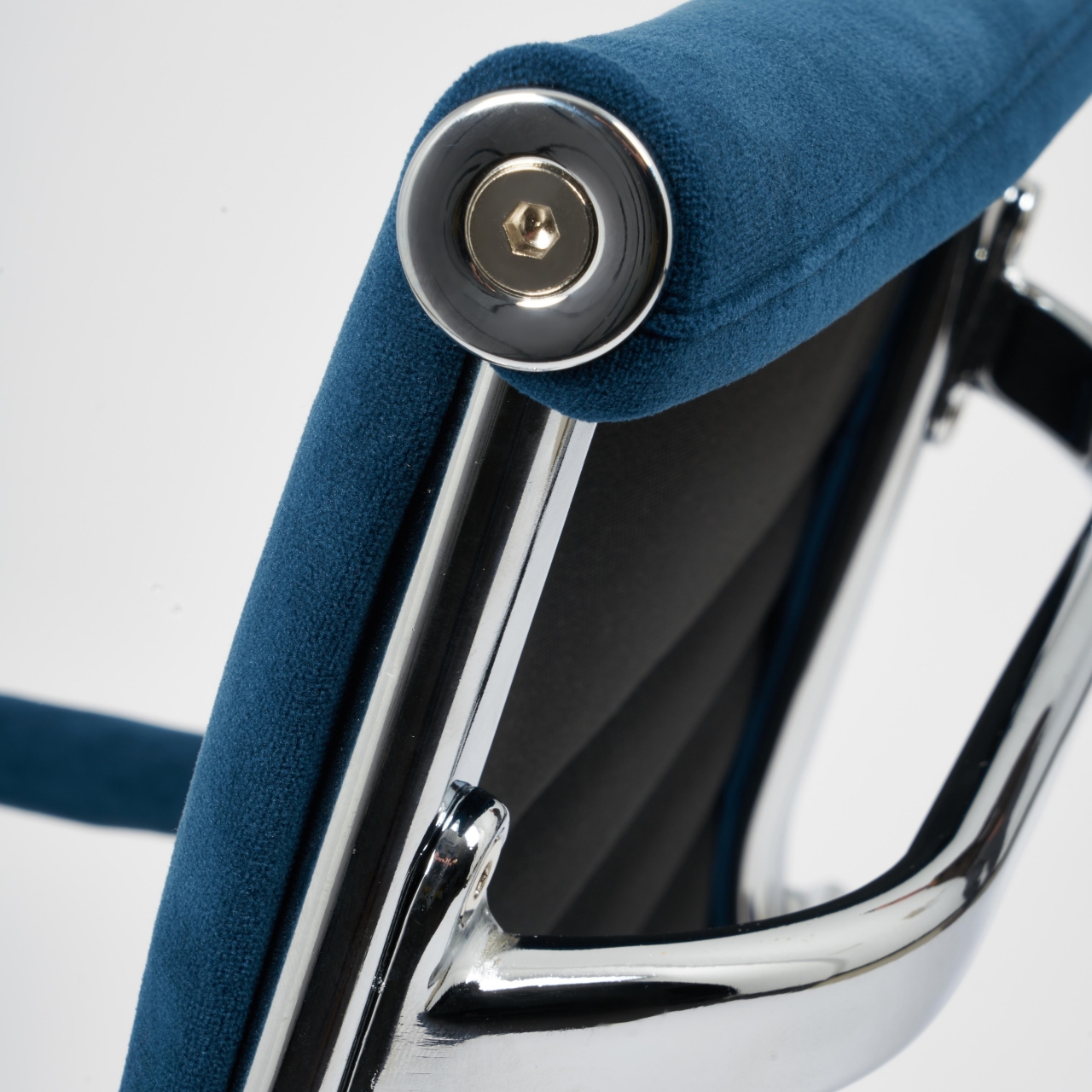 Кресло URBAN-LOW флок , синий, 32