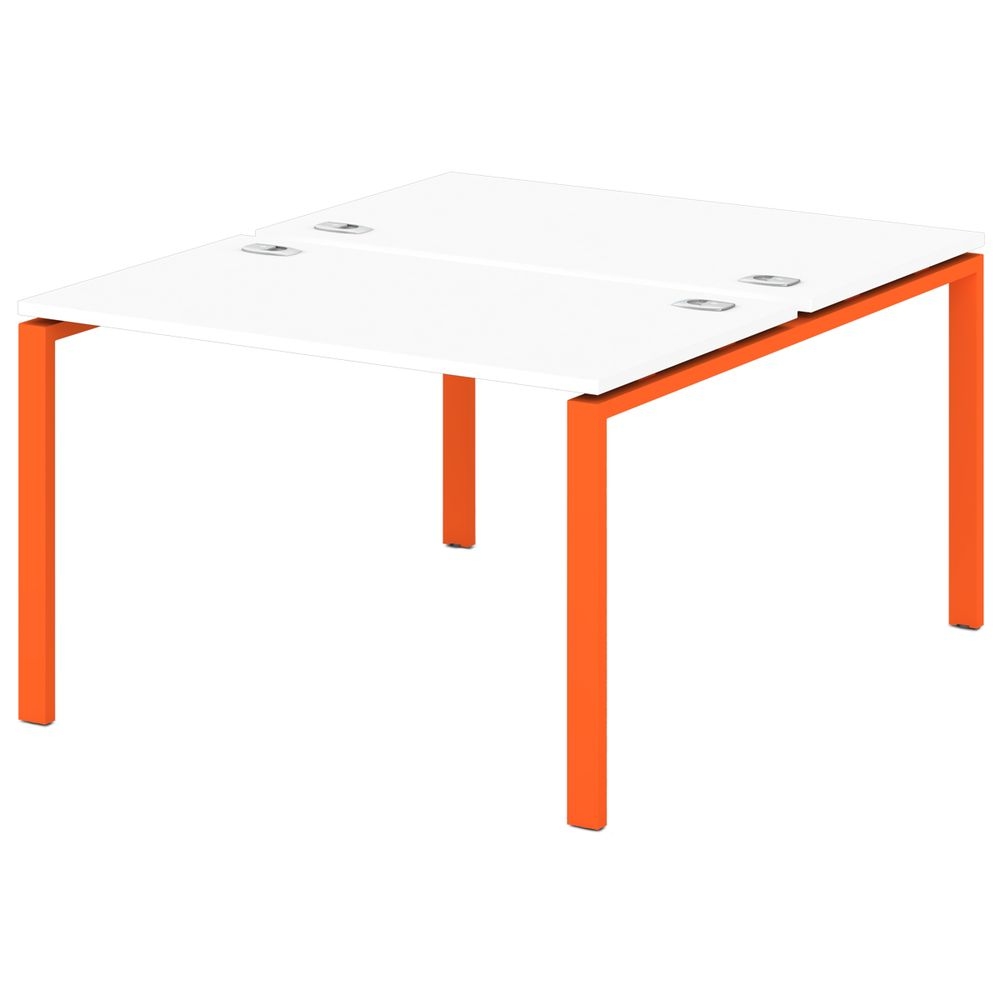 Стол-тандем на металлокаркасе S-41 Sentida Color Апельсин
