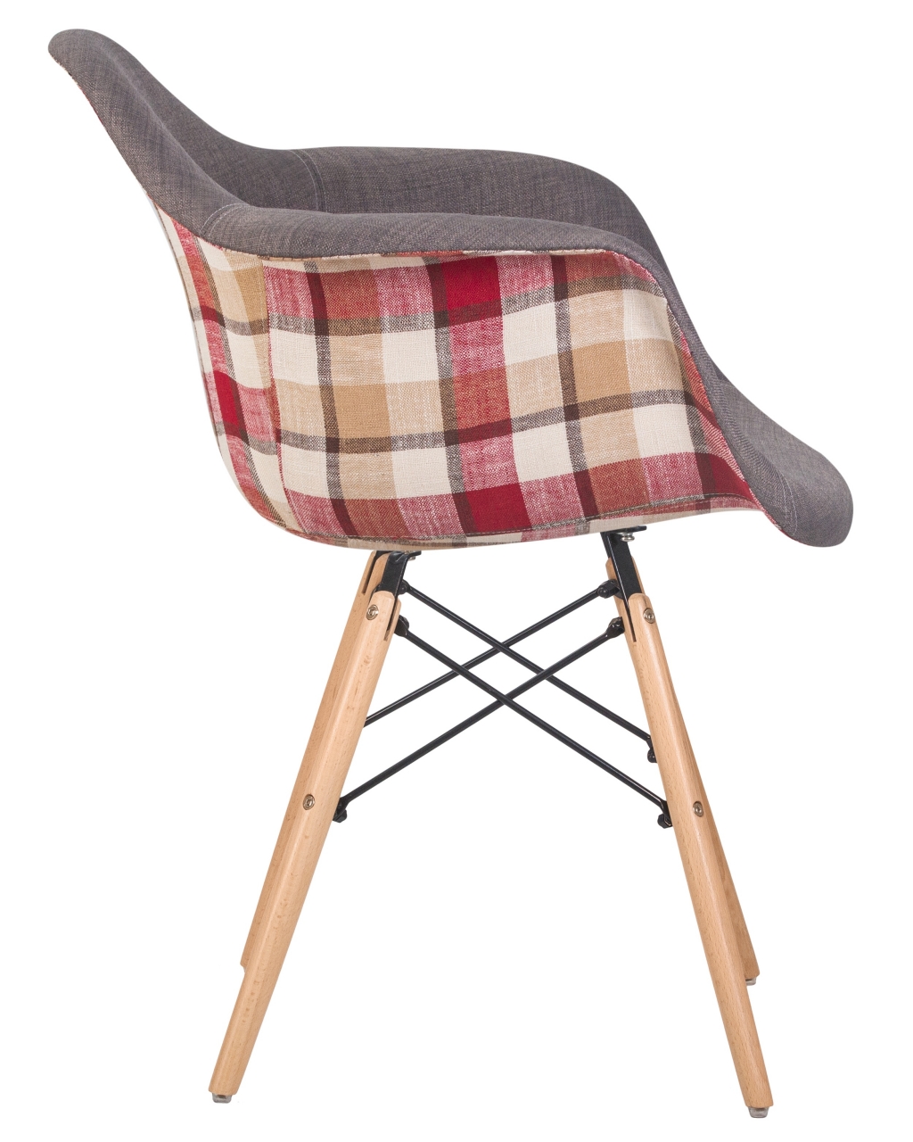 Стул обеденный DOBRIN DAW THOMAS 010 Серая ткань