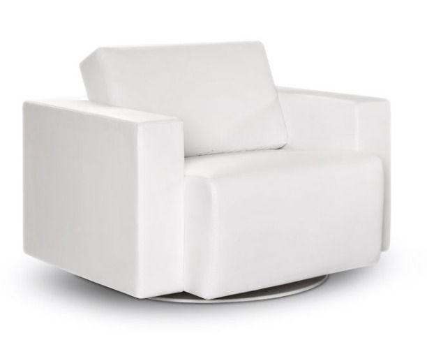 Кресло на поворотном блине Валентино 1 Белое