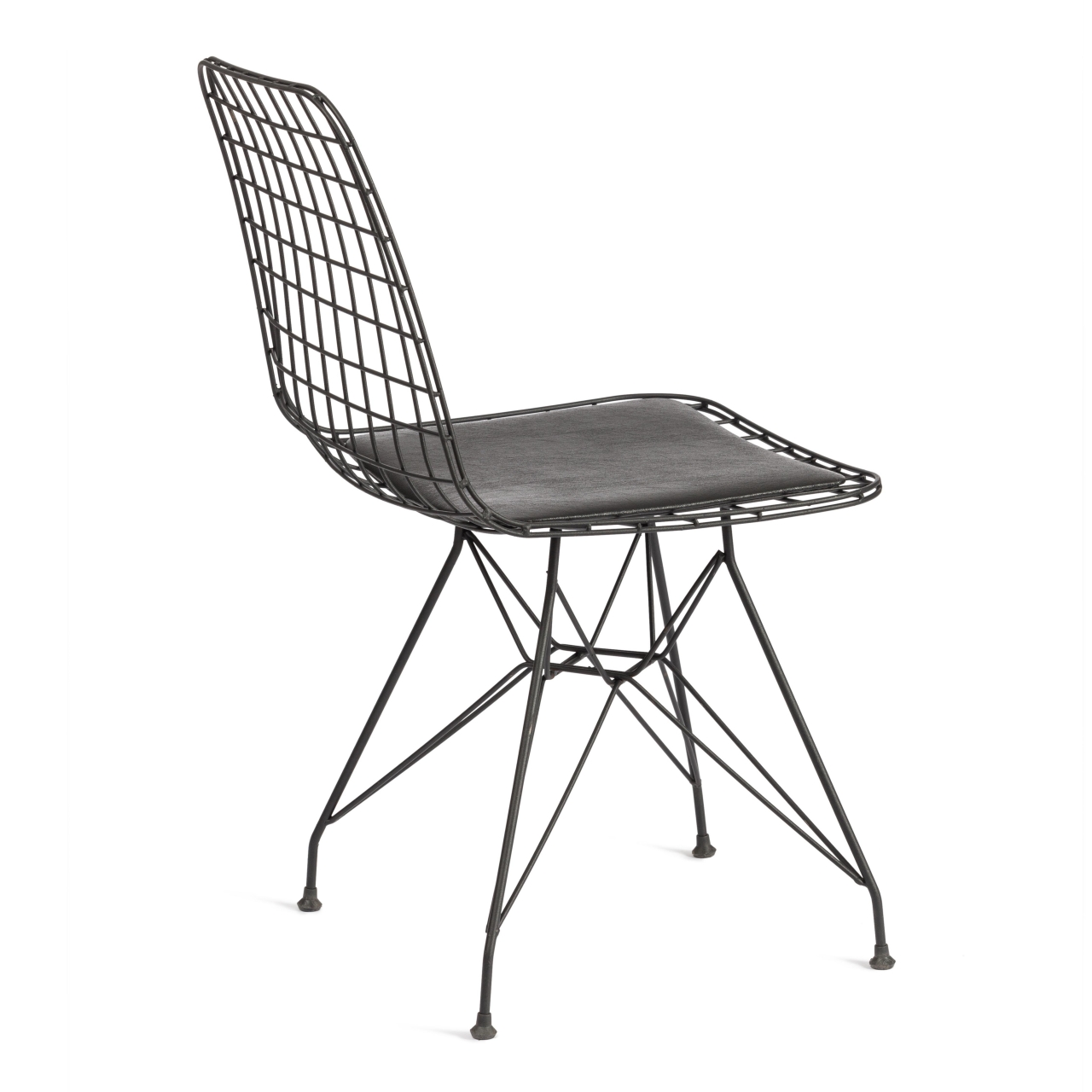 Стул TAVOLA (mod. 271) металл/экокожа, 46 х 47.5 х 84 см, Black (черный)