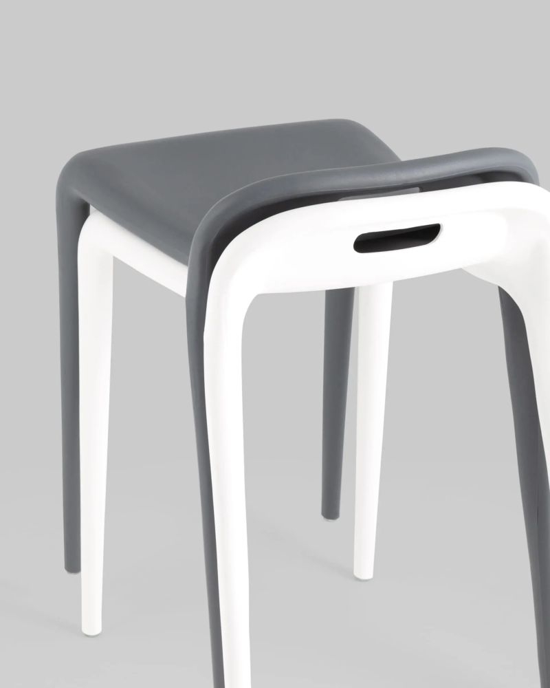 Табурет Sletten пластик Белый