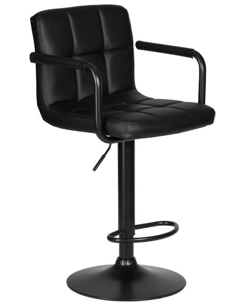 Стул барный DOBRIN KRUGER ARM BLACK (черный) 2 шт