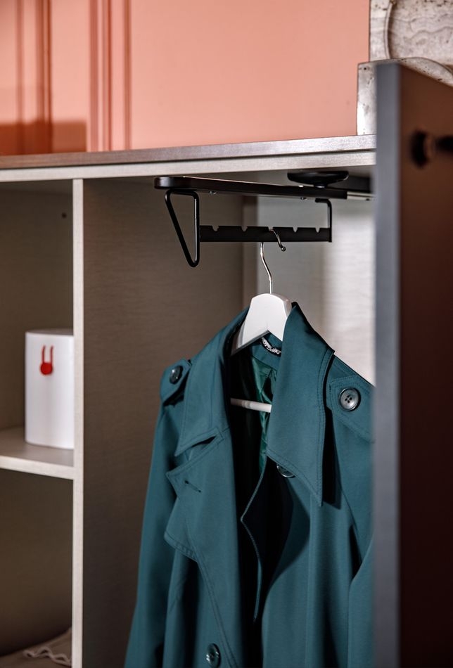 Гардероб MURANO 108 602 KR/BL Кальяри/Черный