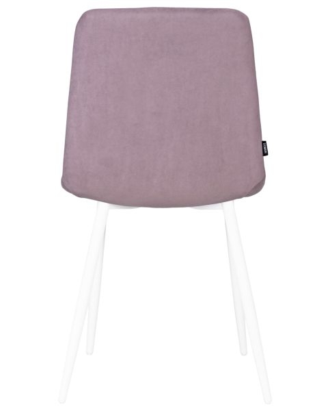 Стул обеденный DOBRIN CHILLY ROMBO (Лавандовый Simple 48, основание белый) 4 шт