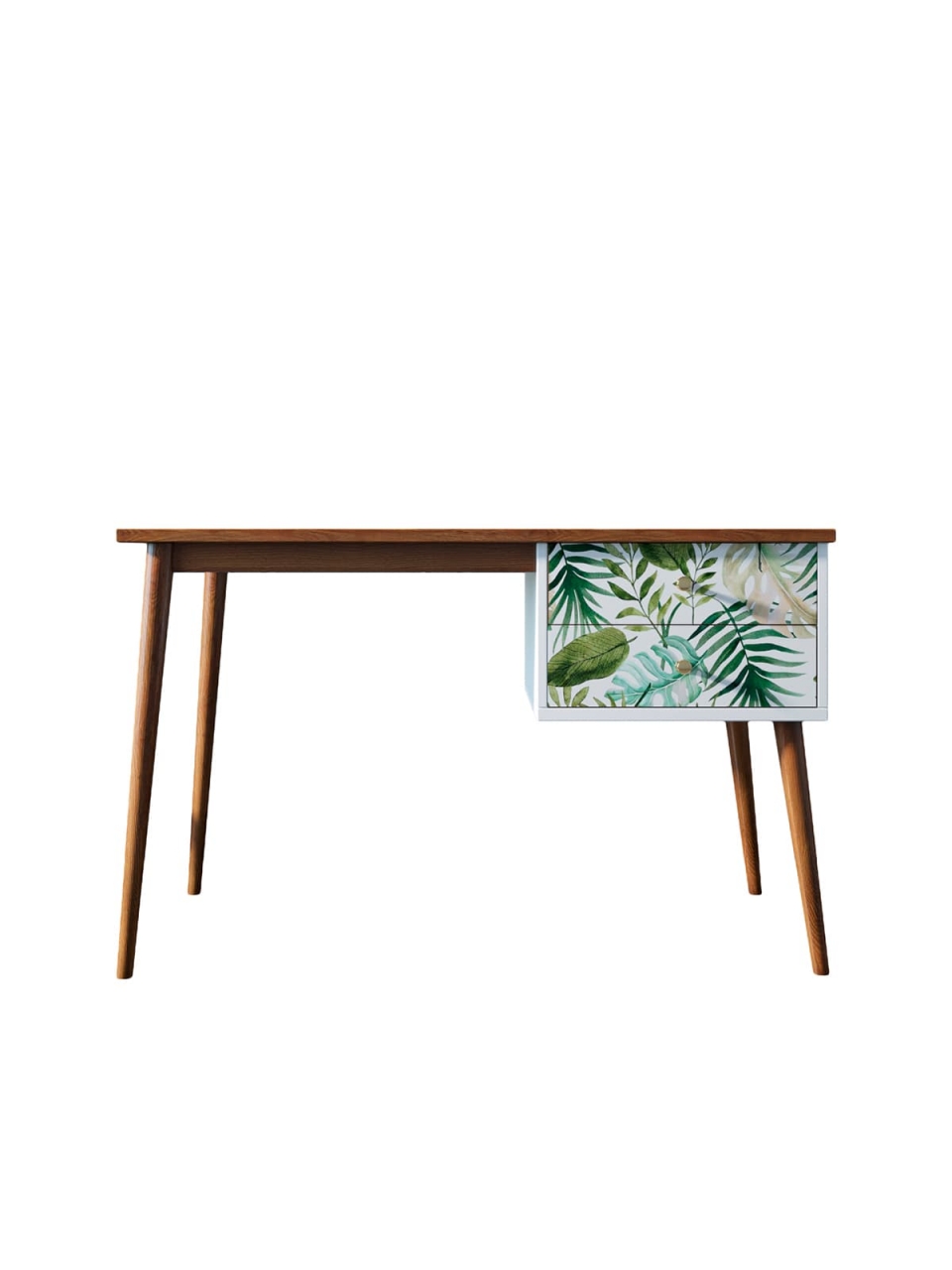 Стол письменный Berber с одной тумбой принт 4