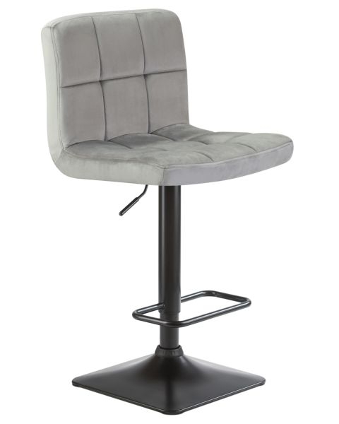 Стул барный DOBRIN DOMINIC (серый велюр (MJ9-75)) 2 шт