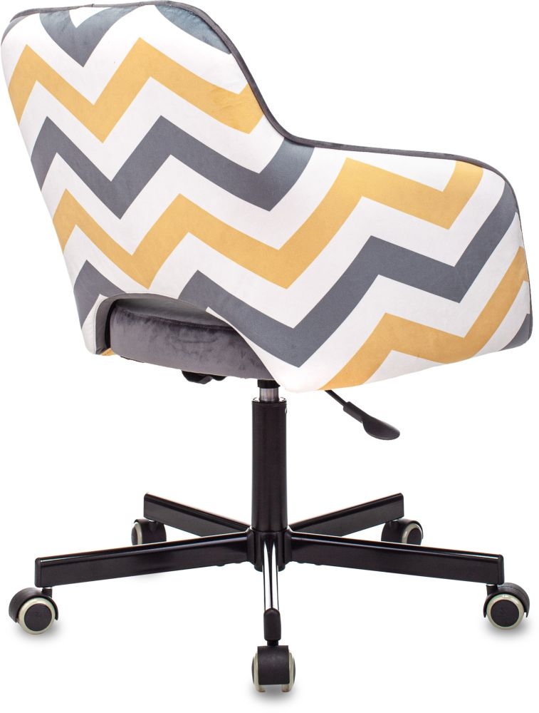 Кресло для оператора Бюрократ CH-380M Серая жемчужина Italia 26 зигзаг