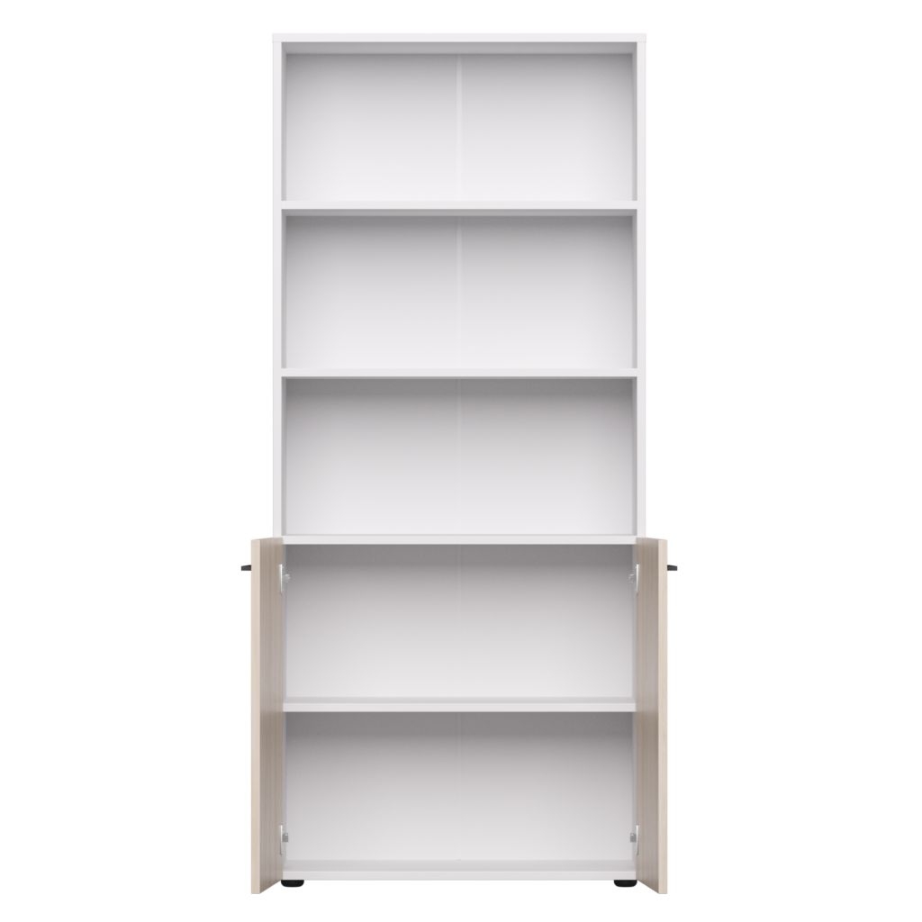 Шкаф полузакрытый Everprof EVO 254Н003 Дуб Соната Белый