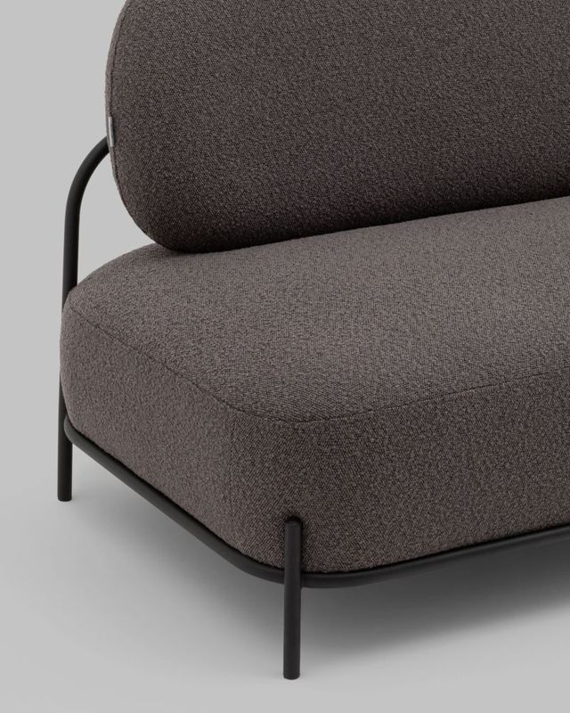 Диван Стоун ткань букле темно-серый