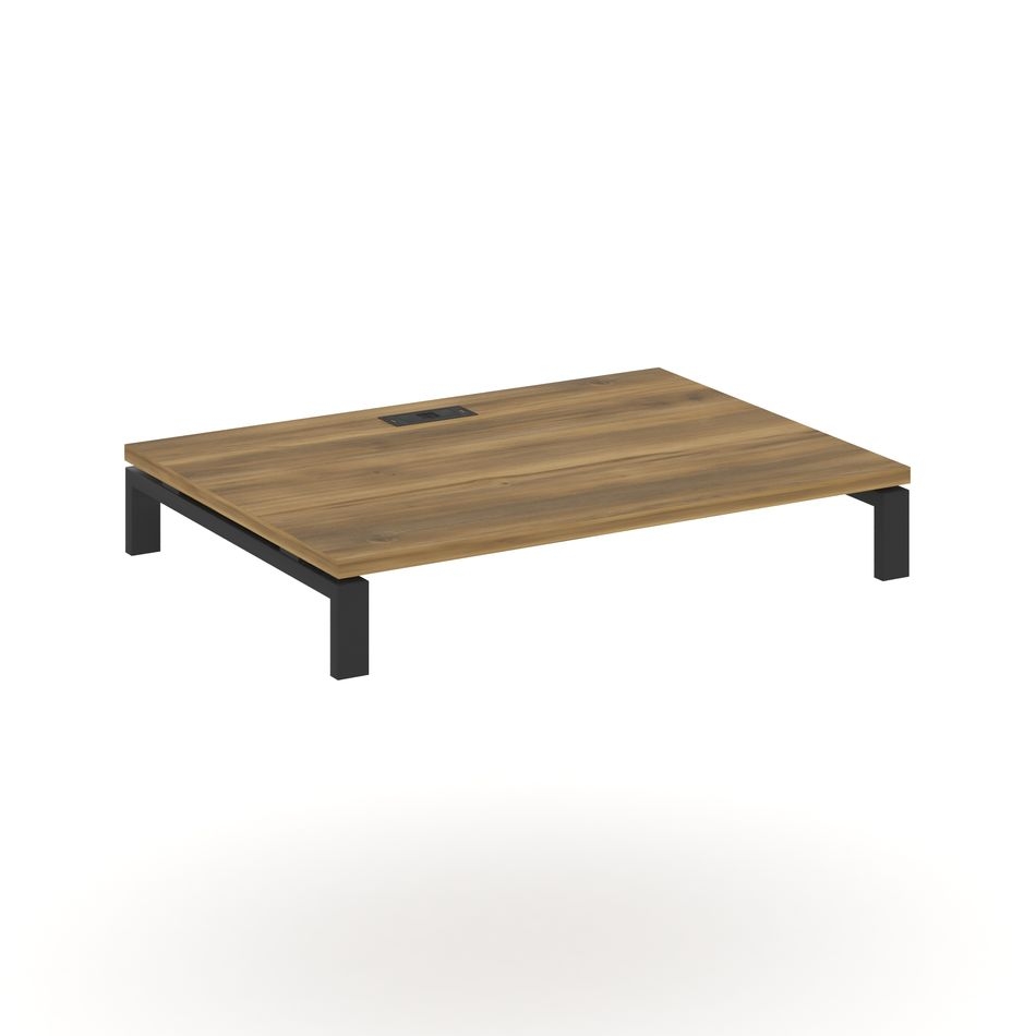 Стол надставка на две опорные тумбы CONCEPT CN.OSN-005 Сандал Янтарный Черный