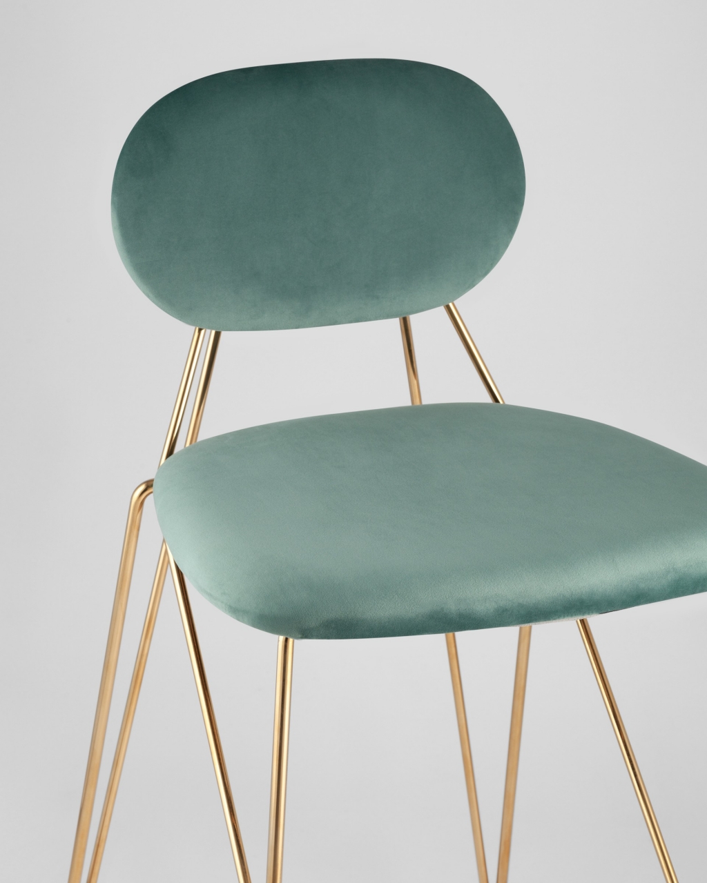 Стул полубарный Элис Мятный