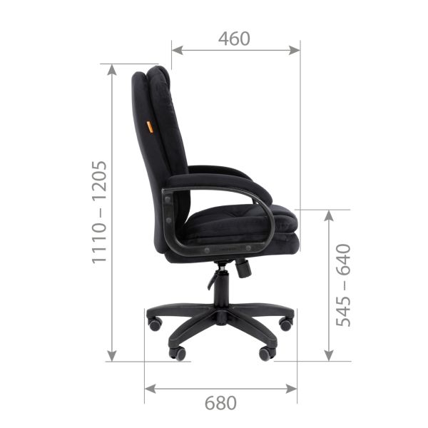 Кресло руководителя Chairman 668 LT Черный