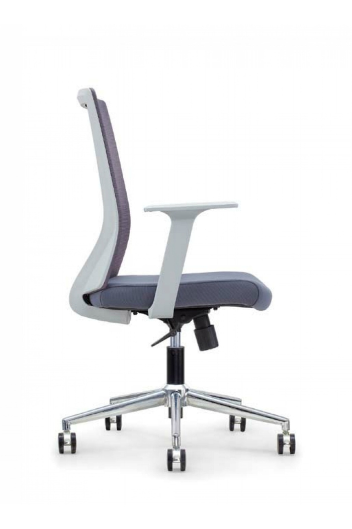 Кресло офисное ТРЭНД GREY LB Серая сетка