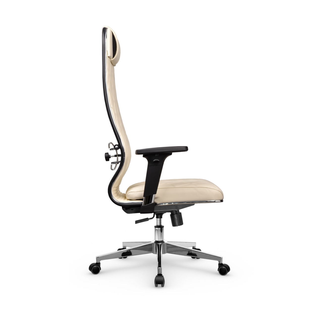 Кресло руководителя Мetta L 1m 40M/2D Infinity Easy Clean (MPES) Комплект 5 Молочное