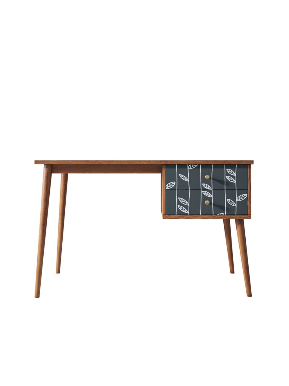 Стол письменный Berber с одной тумбой принт 18