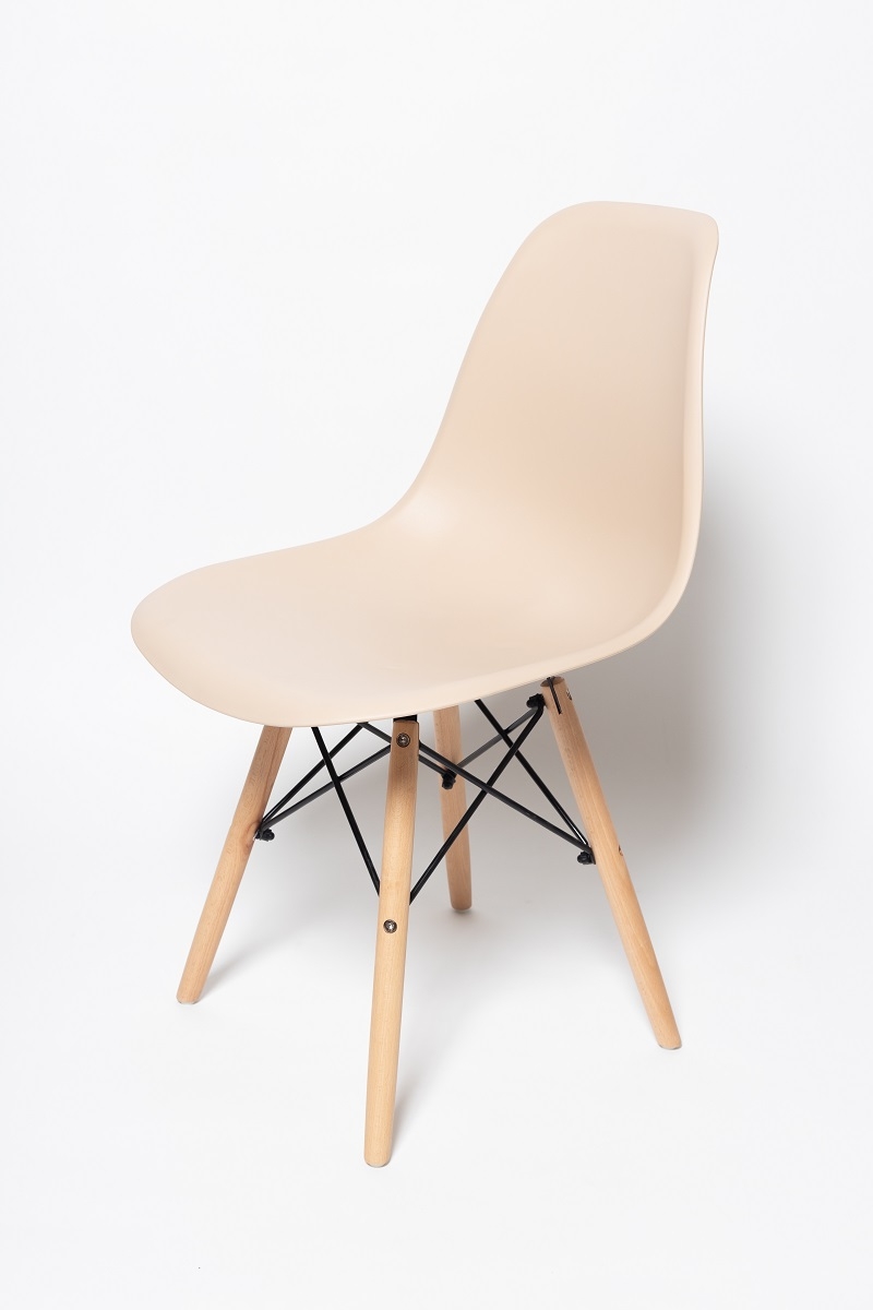 Стул для кухни Eames SC-001 Бежевый