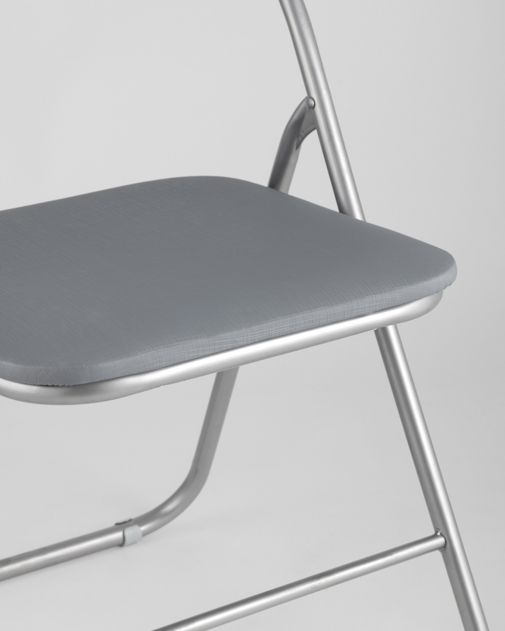 Стул складной Джек экокожа Серый