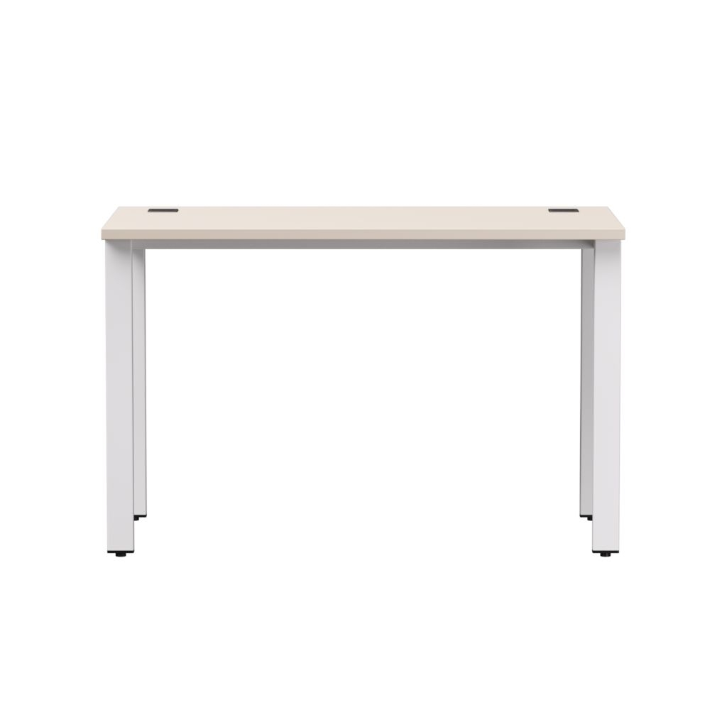 Стол прямой на металлокаркасе, опоры 90 гр Everprof EVO 254S006 Кашемир Белый