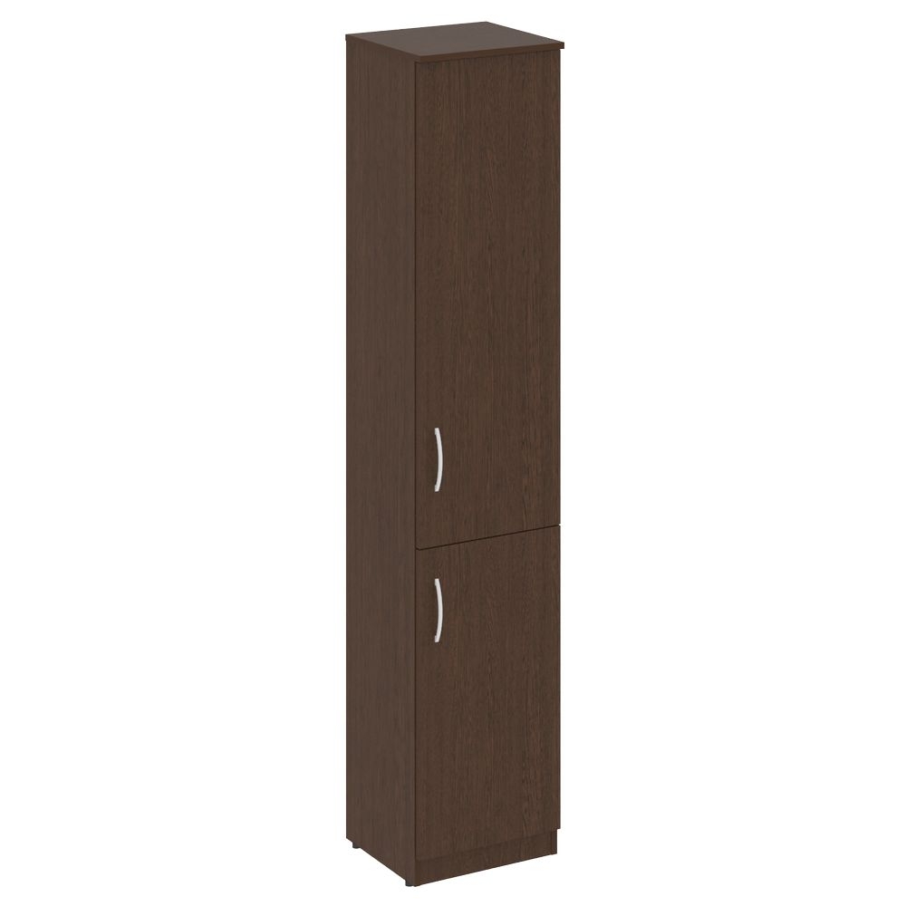 Шкаф высокий узкий правый (1 низкая дверь ЛДСП, 1 средняя дверь ЛДСП) NOVA S В.СУ-1.3 R Венге Цаво