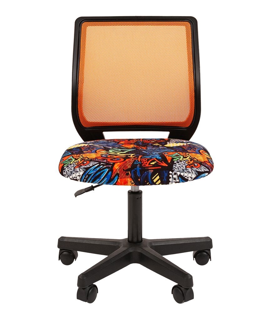 Детское кресло Chairman ТИН (Kids) 112 черный пластик CRAZY/TW-66