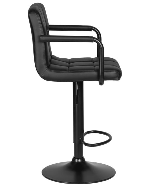 Стул барный DOBRIN KRUGER ARM BLACK (черный) 2 шт