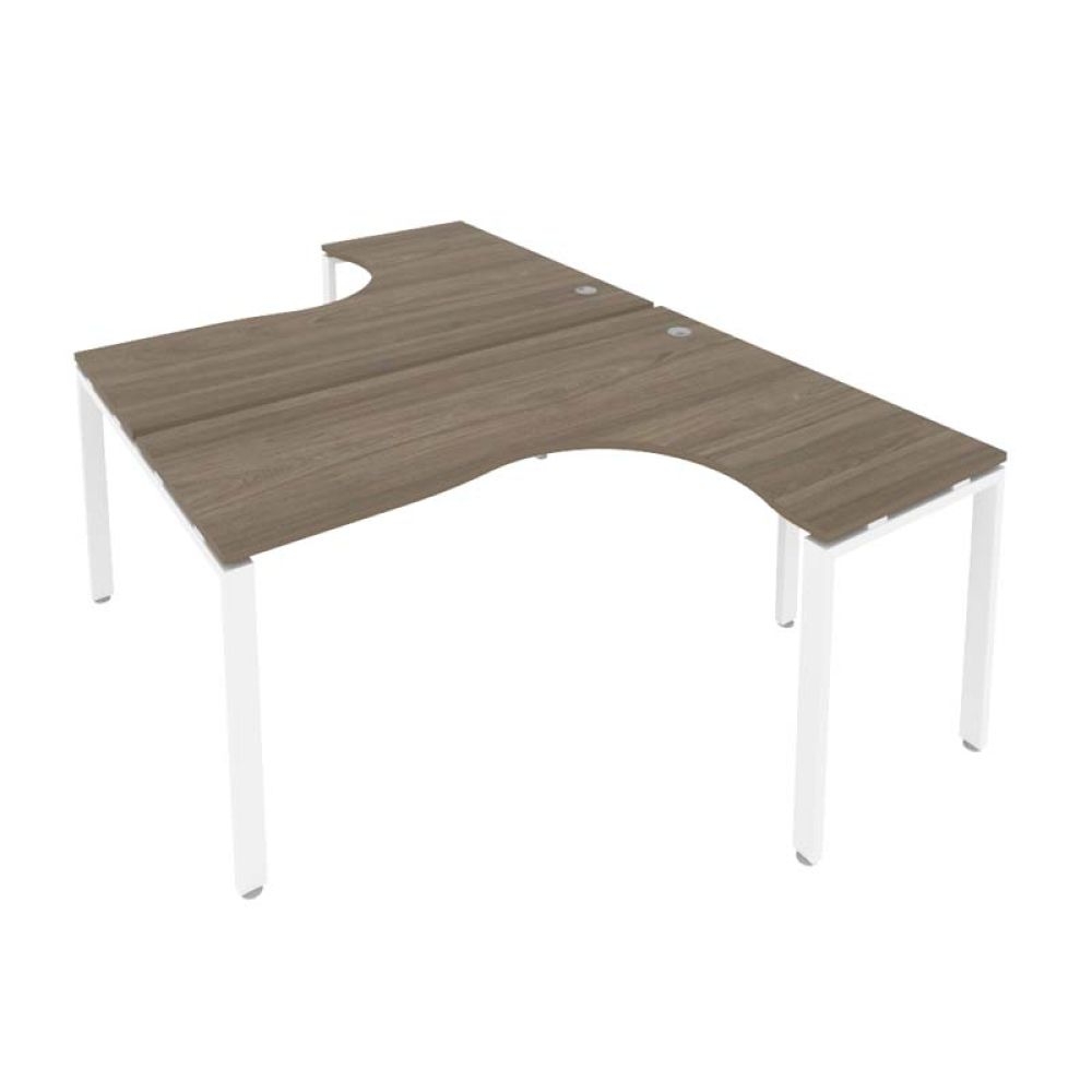 Рабочая станция Metal System Б.РАС-СА-2.4 Вяз/Белый