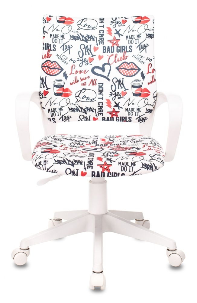 Кресло детское Бюрократ KD-W4/REDLIPS