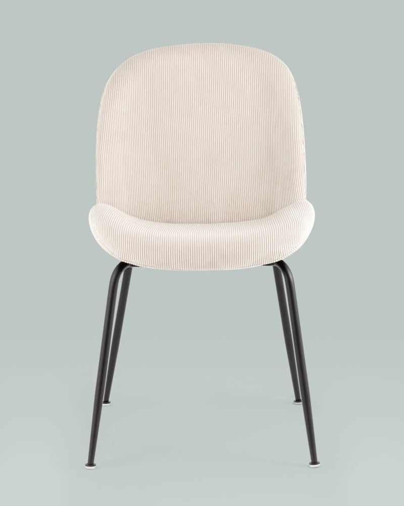 Стул Beetle велюр Бежевый