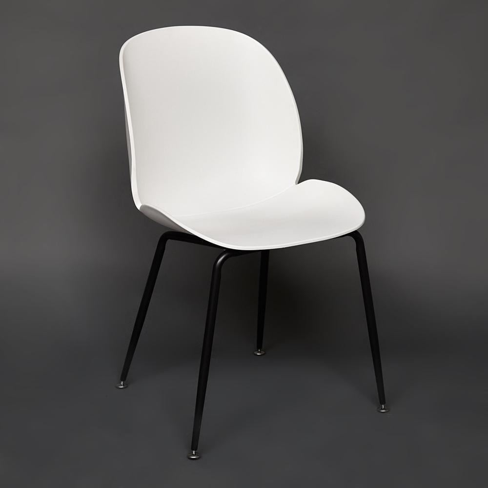 Стул Beetle Chair (mod.70) / 1 шт. в упаковке металл/пластик, 46*57,5*86см, белый