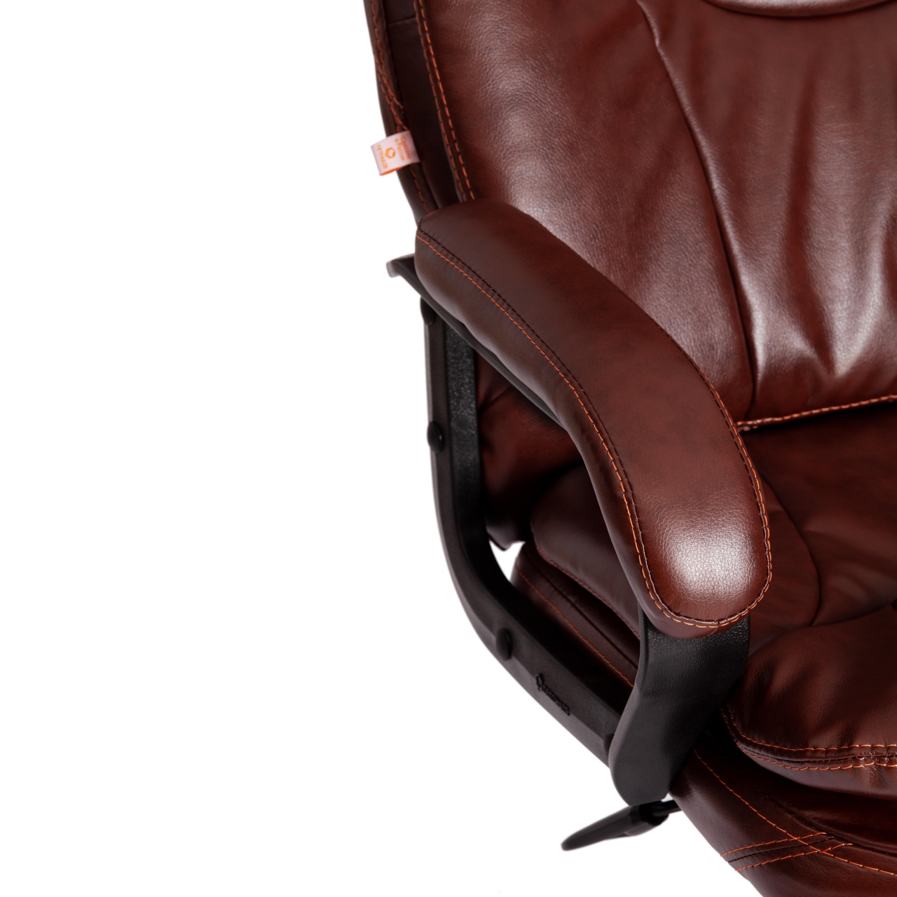 Кресло COMFORT LT (22) кож/зам, коричневый, 2 TONE