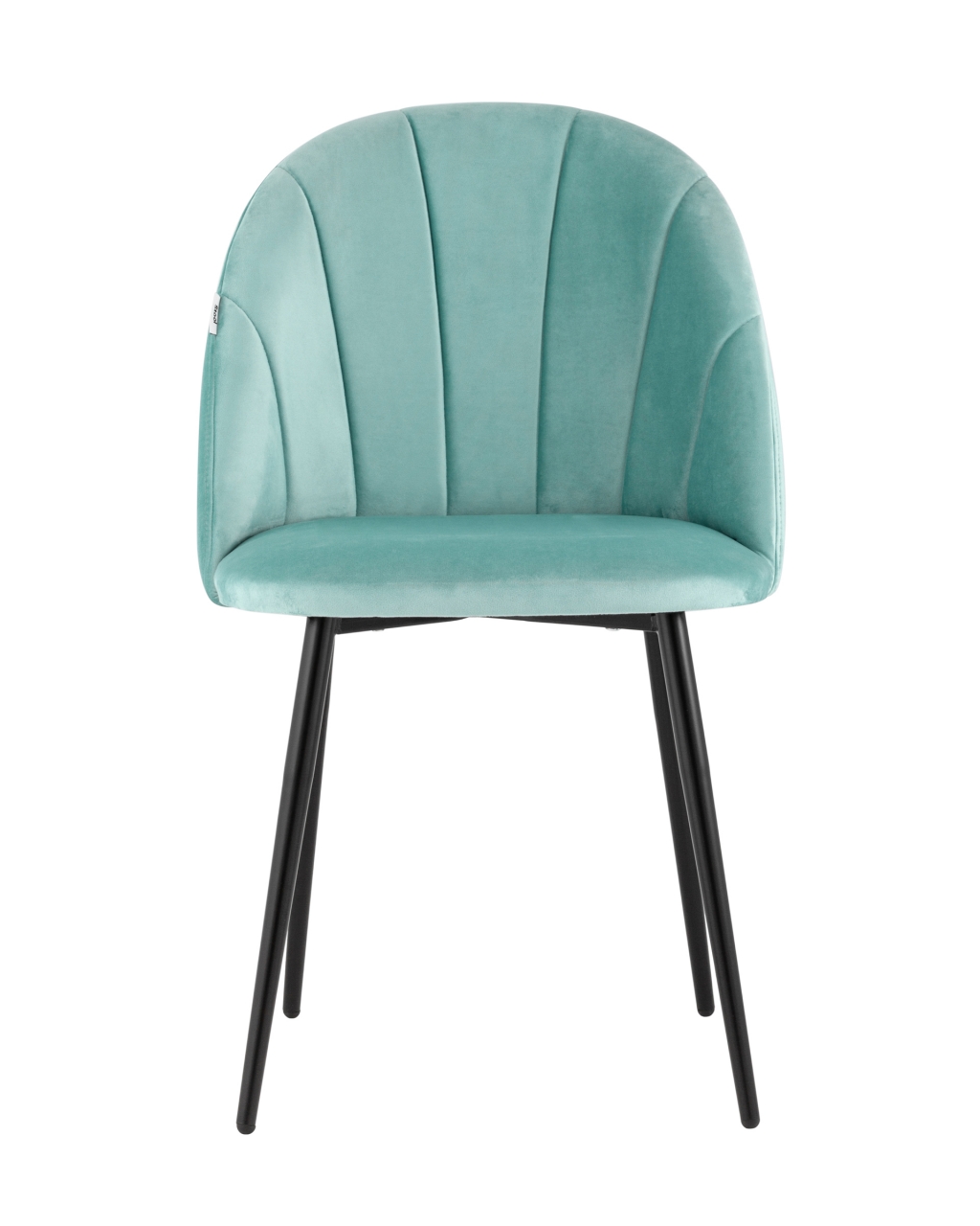 Стул Логан NEW велюр Пыльно-голубой