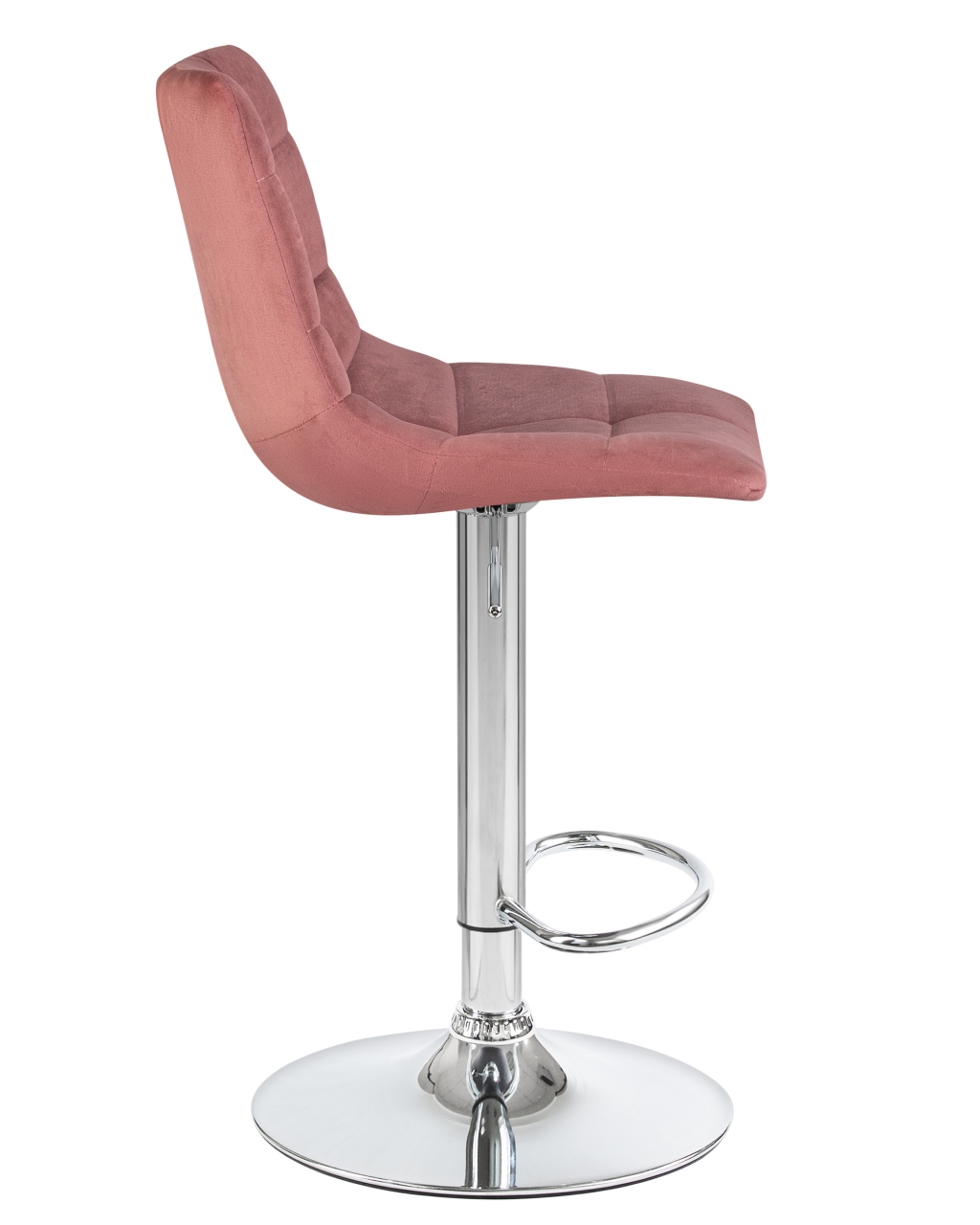 Стул барный DOBRIN TAILOR Пудрово-розовый велюр MJ9-32