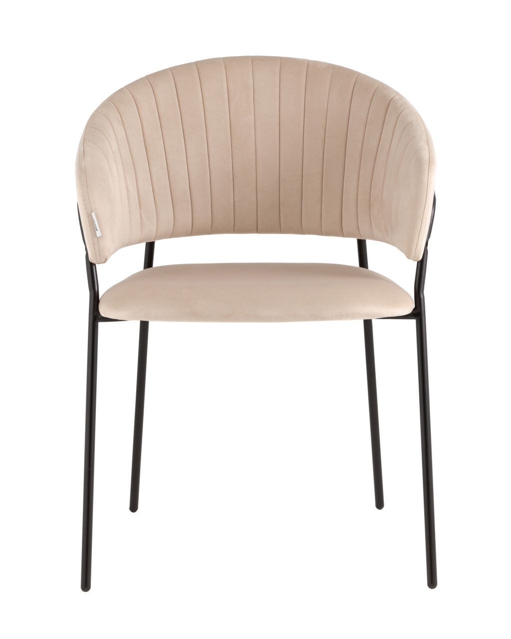 Стул Бруно велюр Кремовый