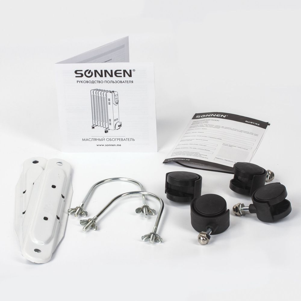 Обогреватель масляный SONNEN DFS-11 2500 Вт Белый